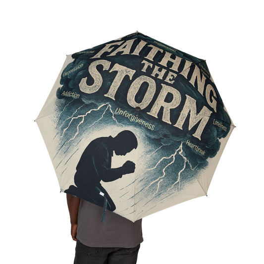 FAITHING THE STORM Semi automatic umbrella
